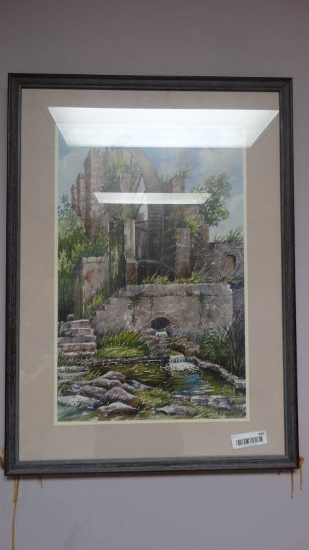 lot 435 image: 4 pcs framed art
