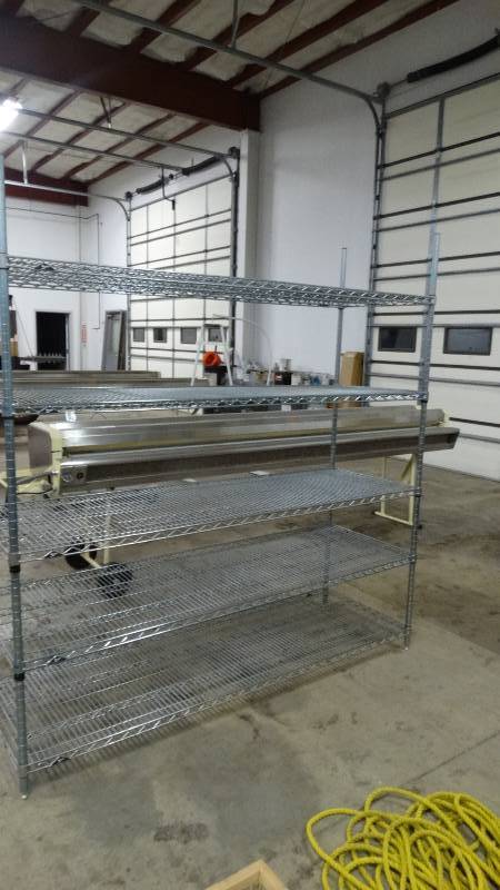 lot 467 image: 5 shelf Metro rack- 72 long x 24 wide