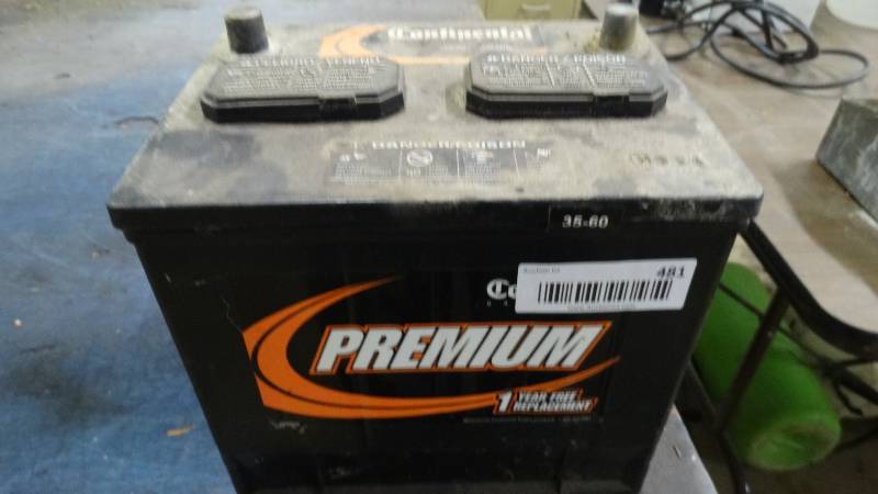 lot 481 image: Continental battery