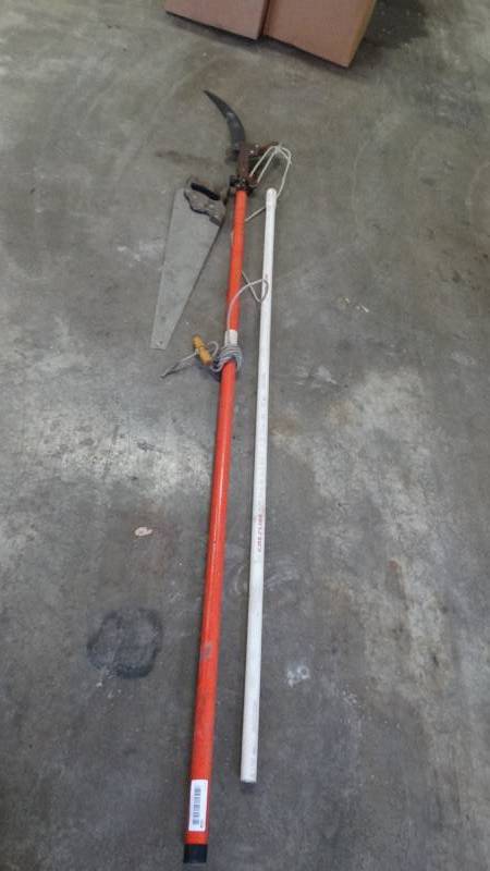 lot 504 image: Tree saw & hand saw