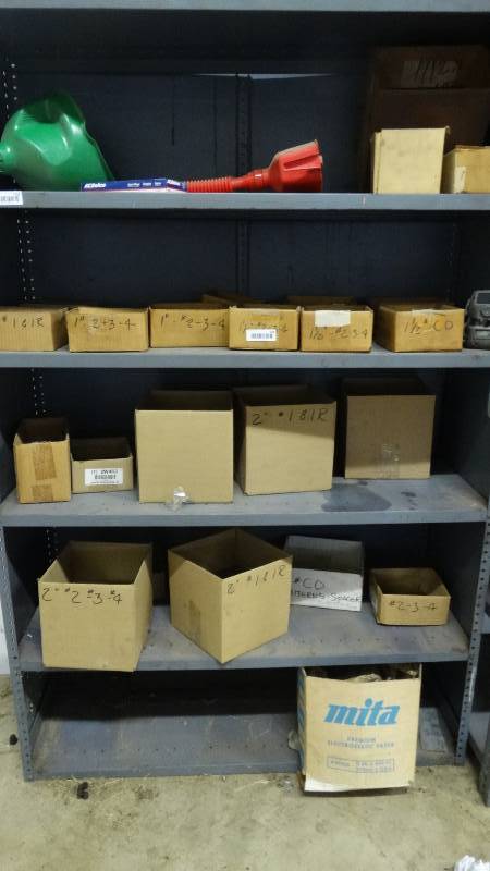 lot 534 image: Large lot of metal blades & other metal parts
