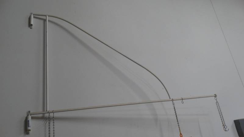 lot 547 image: Wall mount paint rack
