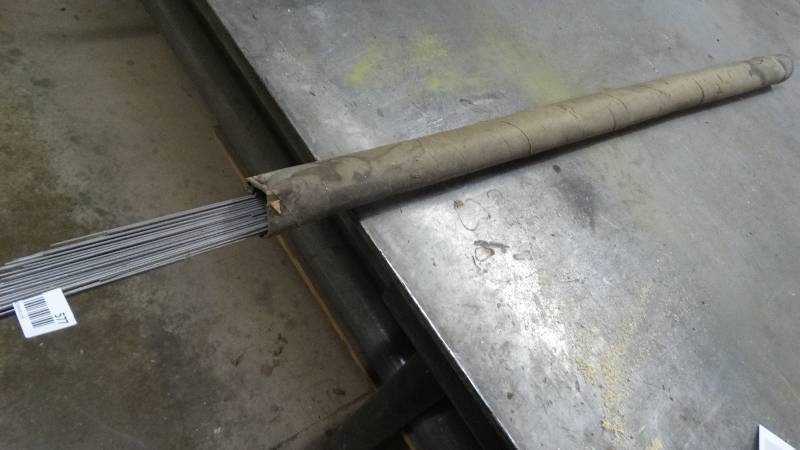 lot 577 image: Tube of stainless brazing rod