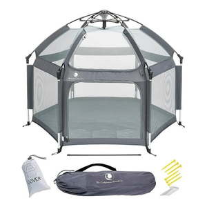 lot 15461 image: POP N GO Baby Playpen - Indoor & Outdoor Playpen for Babies and Toddlers - Baby Beach Tent Foldable Portable WCanopy & Travel Bag - Pop Up Pack and Play Yard - Retail $149.99