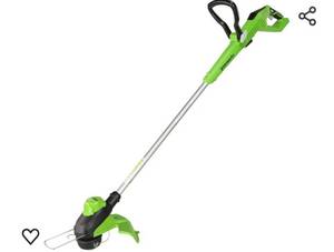 lot 15467 image: Greenworks 24V 13 Brushless Cordless String Trimmer, Tool Only