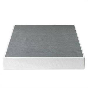 lot 15525 image: King 9 Metal Smart BoxSpring Mattress Base with Quick Assembly Gray - Zinus&nbsp