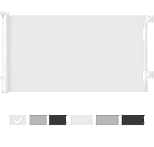 lot 15660 image: Cumbor Baby Gate Retractable Gates for Stairs, Mesh Dog Gate for The House, Wide Pet Gate 33 Tall, Extends to 55 Wide, Long Child Safety Gates for Doorways, Hallways, Cat Gate IndoorOutdoor(White