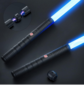 lot 15669 image: jvmusaber Lightsaber Toy, 8-12 Year Old Boy Girl Birthday Gift, 2-in-1 Detachable USB C Charge Light Saber, 12 Colors and 4 Modes & Sounds, for Kid and Adult Christmas Thanksgiving Gifts (Black)