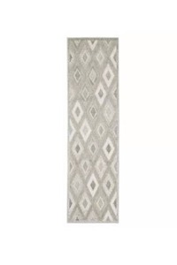 lot 15553 image: Oriental Weavers Tangier TAN02 Beige Grey Indoor Area Rug - 23 x 76&nbsp