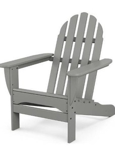 lot 15561 image: Classic Outdoor Adirondack Chair, Slate Grey