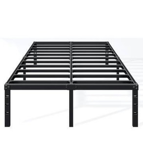 lot 15570 image: 14 Inch Full Bed Frame - Sturdy Platform Bed Frame Metal Bed Frame No Box Spring Needed Heavy Duty Full Size Bed Frame Easy Assembly Strong Bearing Capacity, Under Bed Storage
