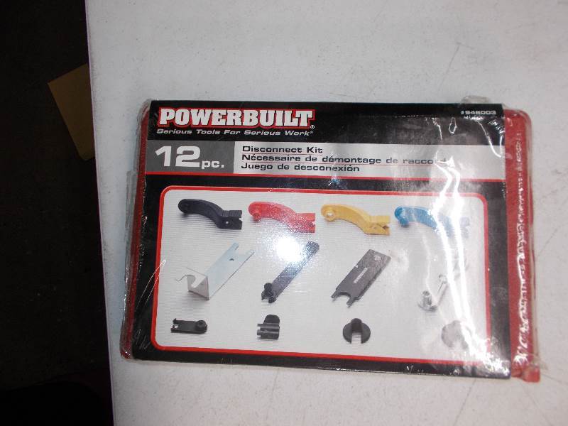 lot 4379 image: powerbuilt disconnect set