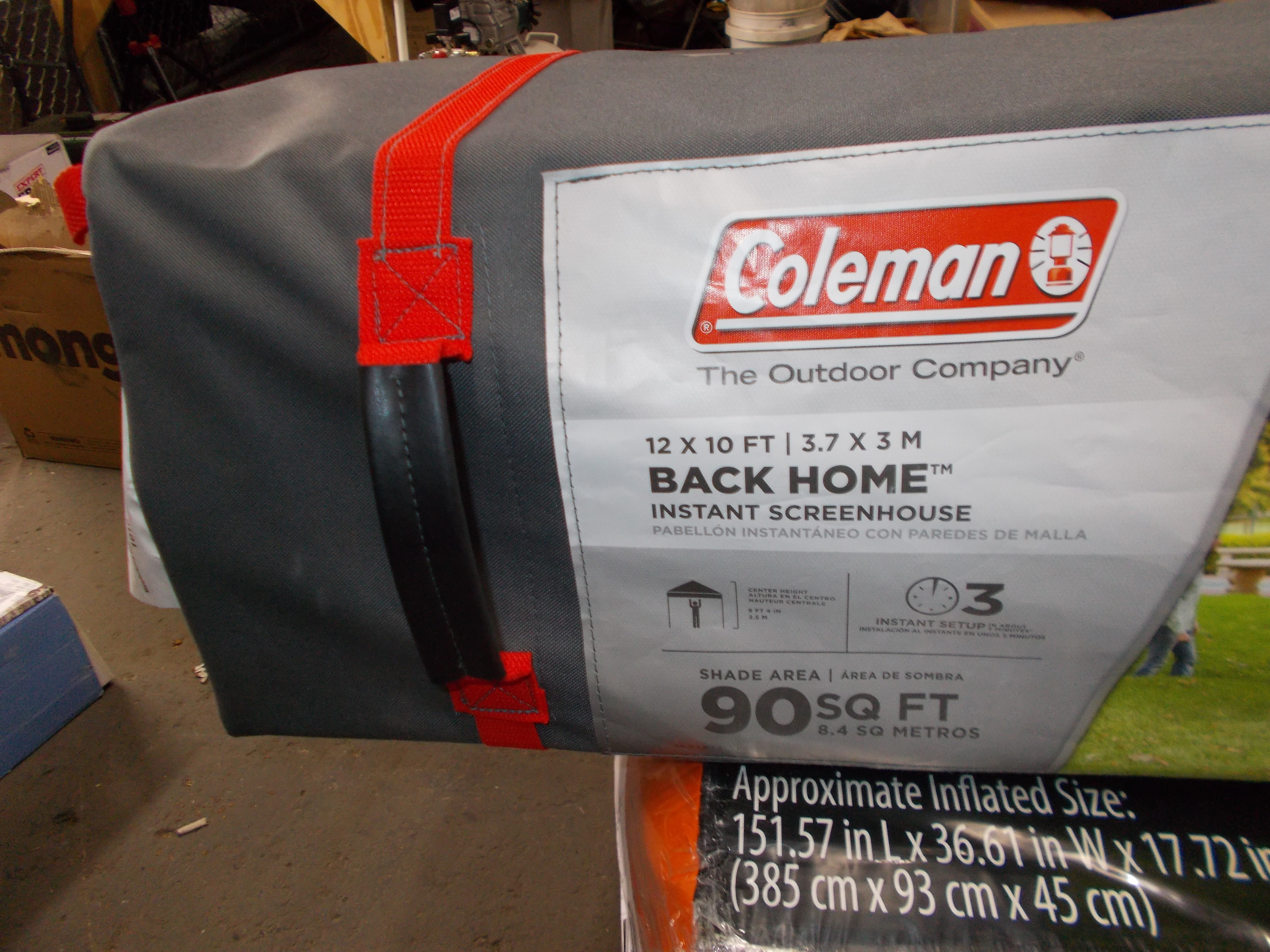 lot 4362 image: coleman instant screen house