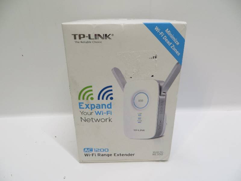 lot 1001 image: TP-Link wifi range extender model RE350