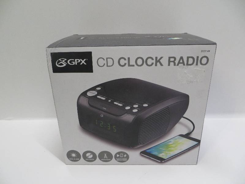 lot 1008 image: GPX CD clock radio model CC314B