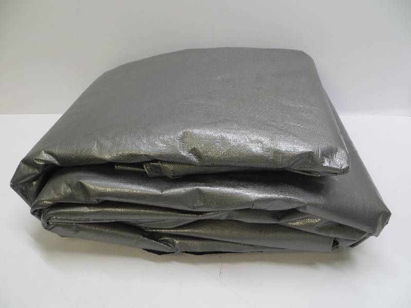 lot 1051 image: 20ftx20ft poly tarp (used may have tears)