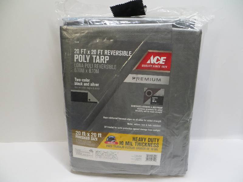 lot 1053 image: 20ftx20ft reverserable poly tarp