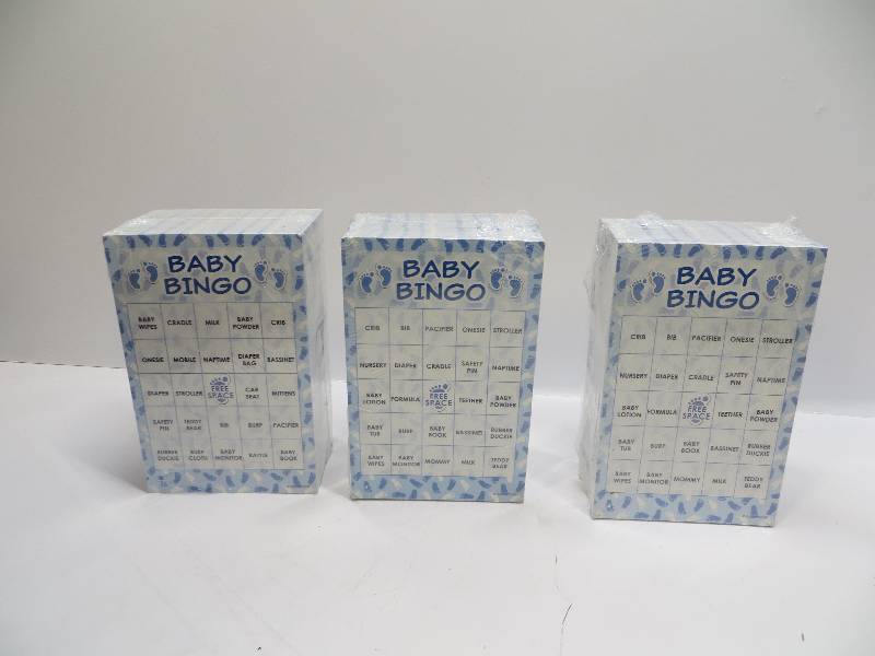 lot 1062 image: Lot of 3 baby bingo