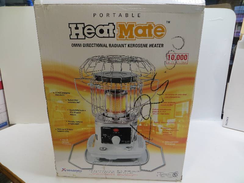 lot 1076 image: Heat mate omni directional radiant kerosene heater
