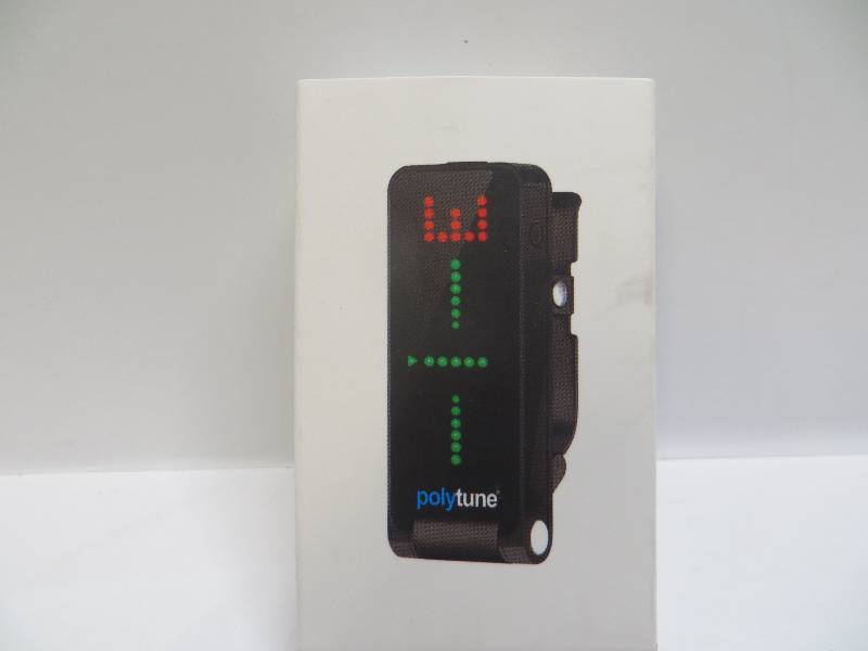 lot 1120 image: tc electronic polytune clip on guitar tuner