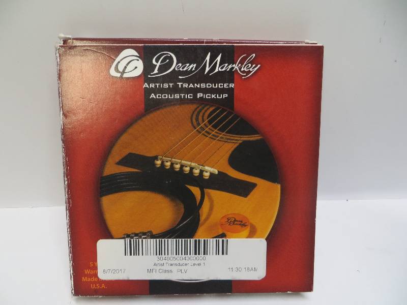 lot 1125 image: Dean markley artist transducer