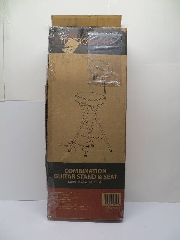 lot 1160 image: Gator combination guitar stand & seat model GFW-GTR-SEAT