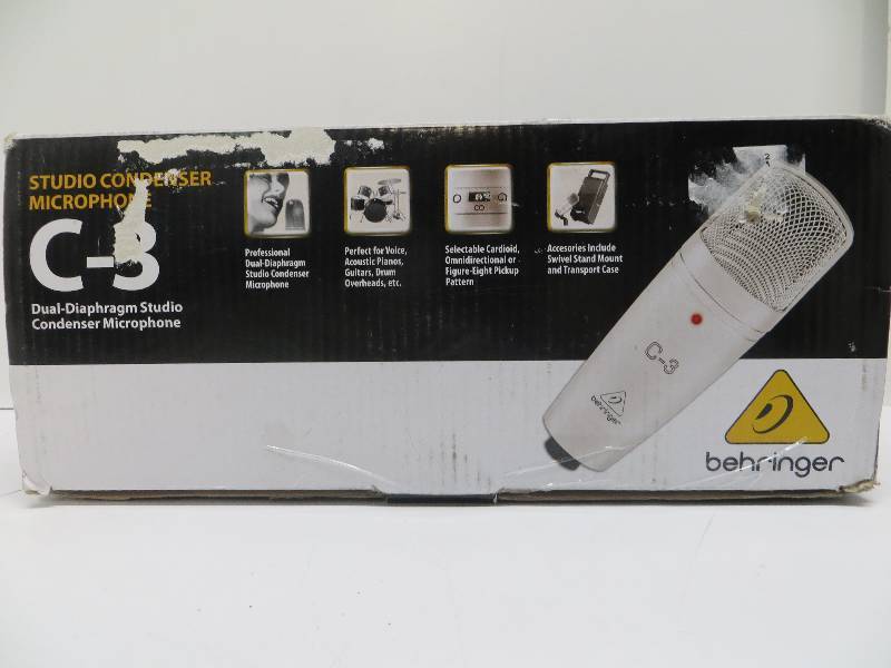 lot 1169 image: Behringer studio condenser microphone C-3
