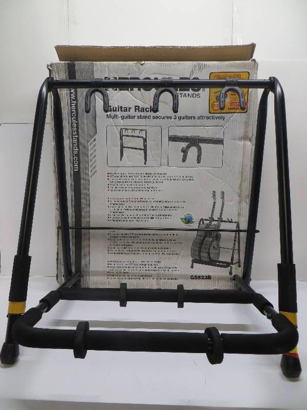 lot 1171 image: Hercules guitar rack GS523B (Missing screw)