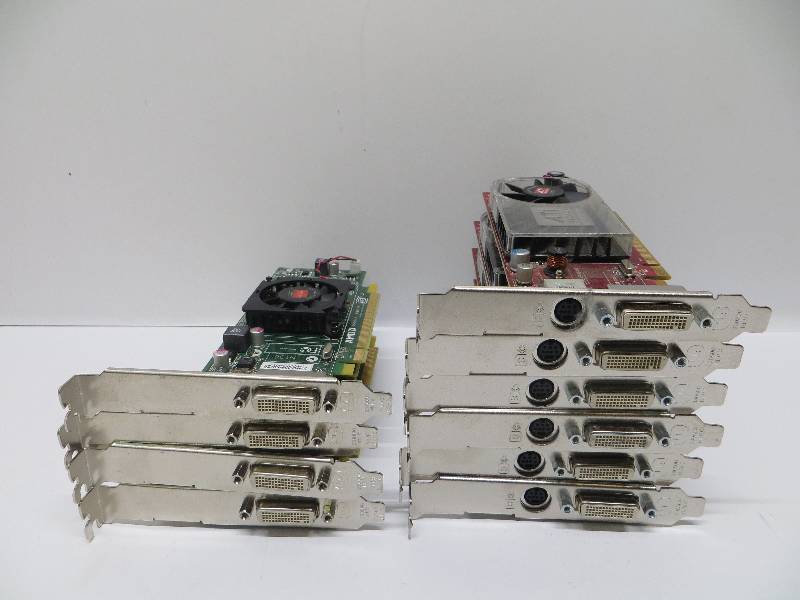lot 1198 image: Lot of 10 video cards