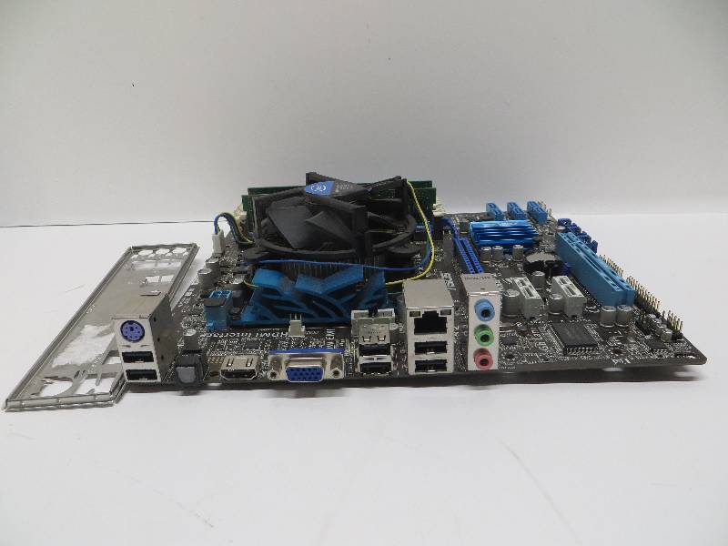 lot 1202 image: ASUS P7H55-M with 4gb ram