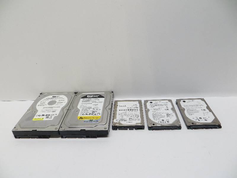 lot 1210 image: Lot of 5 HDDs