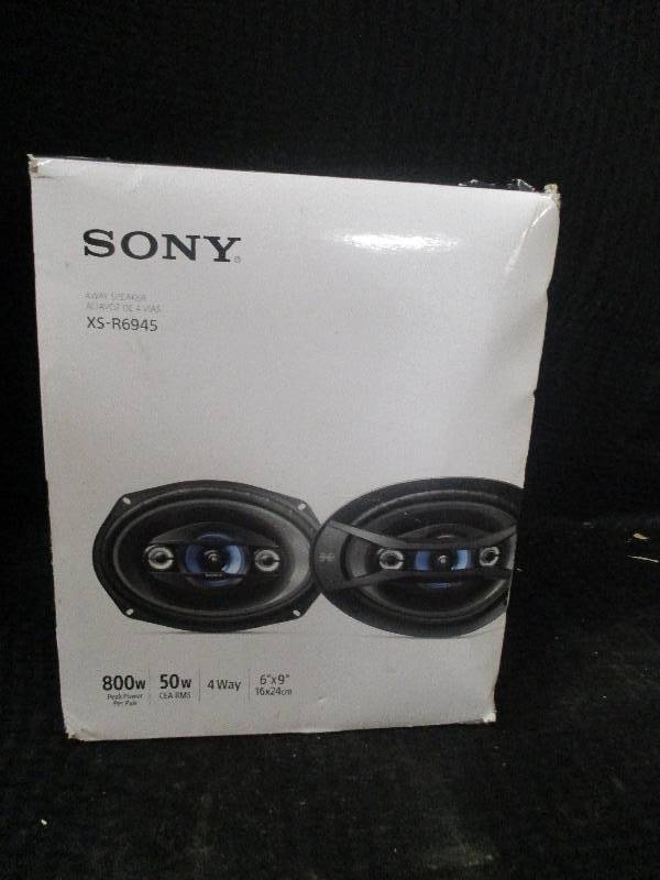 lot 250 image: Sony 6x9 Car Speakers