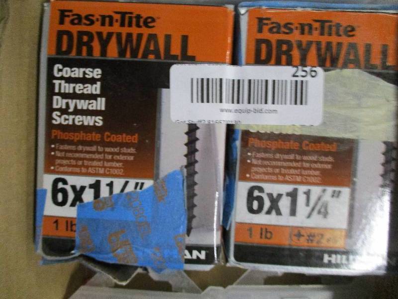 lot 256 image: Pair of Drywall Screws