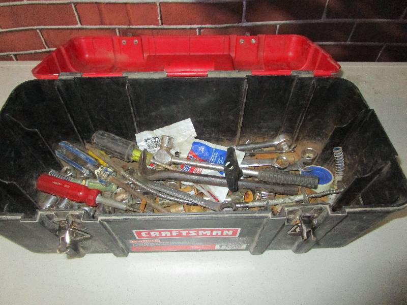 lot 1081 image: Craftsman Tool Box Contents Included