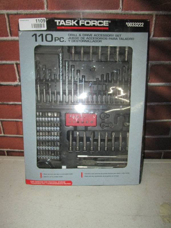 lot 1109 image: Task Force 110 pc. New Set