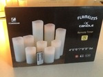 New in box  flameless candles  with remote
