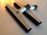 Two new 14 inch soft rubber squeegee's easy mount handle adapter