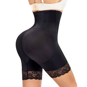 lot 1606 image: YERKOAD Women Shapewear Control Panties Butt Lifter High Waist Trainer Shorts Tummy Compression Body Shaper Postpartum Girdle (Medium, Black)