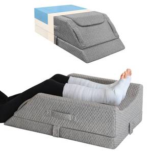 lot 1628 image: Adjustable Leg Elevation Pillows for Swelling After Surgery, Cooling Memory Foam Leg Wedge Pillow for Blood Circulation, Wedge Pillow for Sleeping, Sciatica Back Knee Hip Ankles Pain Relief