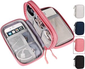 lot 1641 image: CAOODKDK Electronic Organizer Travel USB Cable Accessories BagCase,Waterproof for Power Bank,Charging Cords,Chargers,Mouse,Earphones Flash Drive