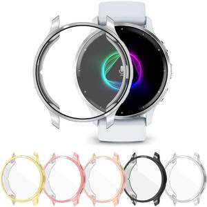 lot 1651 image: 5Pack RICHONE Screen Protector Compatible with Venu 3S GPS Smartwatch 41mm Case for Garmin Venu 3S Cases Resist Scratched Full Covers Flexible TPU Screen Protectors