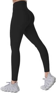 lot 1686 image: Sunzel Workout Leggings for Women, Squat Proof High Waisted Yoga Pants 4 Way Stretch, Buttery Soft (Black, L)