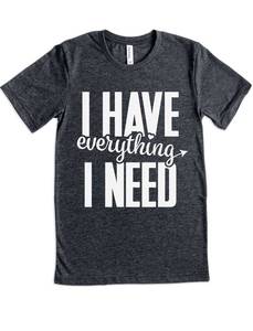 lot 1745 image: Teeny Fox I Have Everything T-Shirt Engagement Honeymoon XL