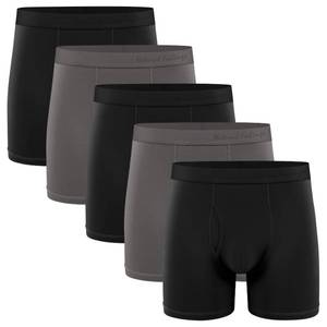 lot 1775 image: Natural Feelings Boxer Briefs Mens Underwear Men Pack Soft Cotton Open Fly Underwear Large