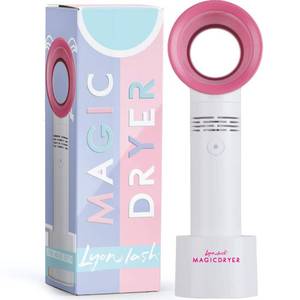 lot 1781 image: Lyon Lash Portable USB Rechargeable Bladeless Mini FanAir Conditioning BlowerHandheld Cooling Dryer, Essential Eyelash Extension Supplies, Dries Eyelash Extensions GlueAdhesive Rapidly (White)