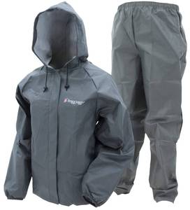 lot 1791 image: FROGG TOGGS Womens Ultra-Lite2 Waterproof Breathable Protective Rain Suit, Carbon, Medium