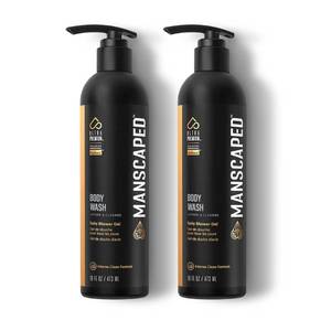 lot 1799 image: MANSCAPED Mens UltraPremium Refined Body Wash, Luxurious Clean Formula Infused with Aloe Vera and Sea Salt, Refreshing and Nourishing Daily Shower Gel for Hydrating Skin, (16 oz), 2 Pack