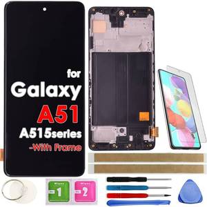 lot 1807 image: LCD Screen Replacement Touch Display Digitizer Assembly (6.5 with Frame) for Samsung Galaxy A51 A515 A515F A515FDS A515FDSN SM-A515FDST SM-A515FDSM SM-A515FN (Not for A51 5G)