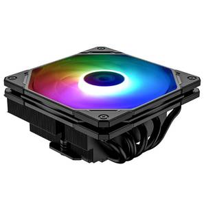 lot 1830 image: ID-COOLING IS-55 ARGB CPU Cooler Low Profile 57mm Height CPU Air Cooler ARGB 5 Heatpipes 120x120x15mm Slim Fan, CPU Fan for Intel LGA1700115X1200 AMD AM4AM5, For Desktop