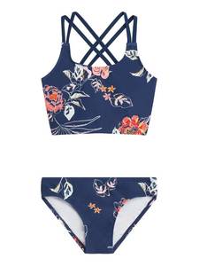 lot 1862 image: Kanu Surf Girls Waverly UPF 50 Beach Sport Criss-Cross Tankini, Reese Navy, 8